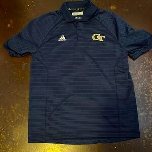 Adidas Georgia Tech Polo Size Medium